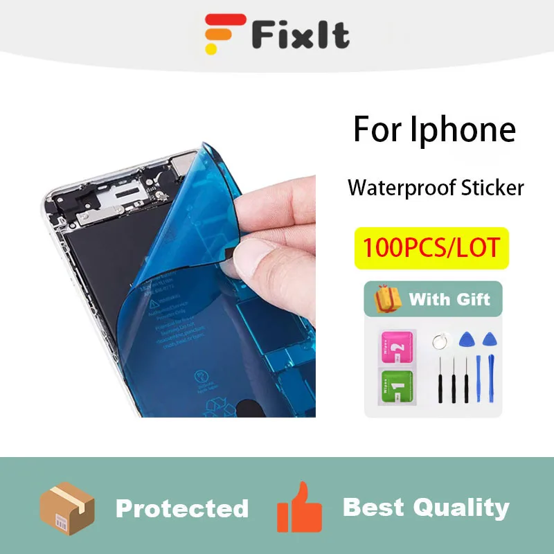 100 PCS Waterproof Adhesive Sticker For Iphone X 11 12 13 14 15 LCD Screen Frame Seal Tape