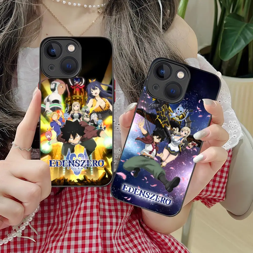 

Чехол для мобильного телефона Mobile Edens Zero для iPhone 16, 15, 14, 13, 12, 11 X XR XS 8 7 Pro Max Plus, силиконовый чехол с мини-цветной печатью