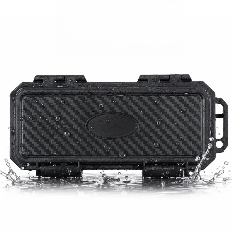 Cigar Humidor Sealed Moisturizing 2-Pack Sponge Lined Cigar Moisturizing Box Portable Simple Cigar Case