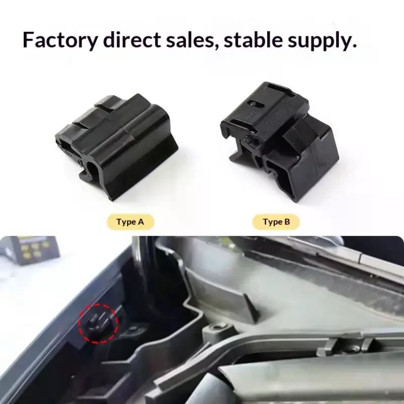 4Pcs Front Storage Box Matching Fixed Buckle Bracket Luggage Box Clips for  Model 3/Y 1472872-00-C 1472872-00-B Accessories
