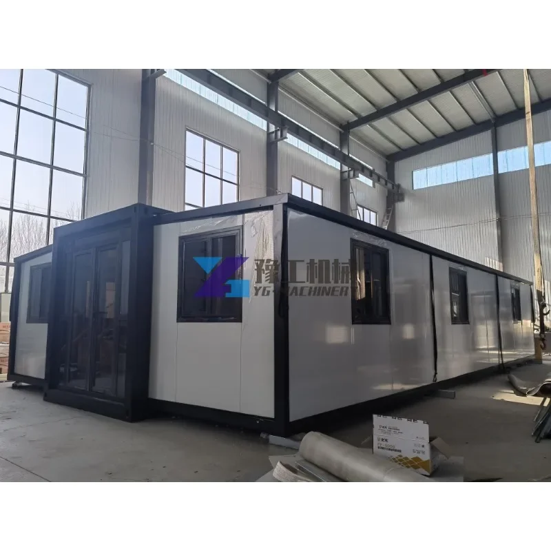 40FT Expandable Container Luxury 3 Bedrooms Villa Prefabricated Easy Assembly Mobile Folding House Modern Hotel 3 Years