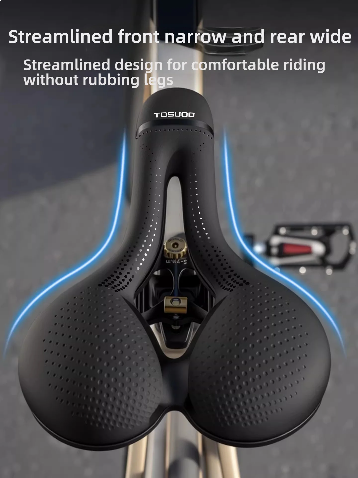 AliExpress TOSUOD Hollow Breathable Bicycle Saddle Men Women MTB Road Bike Saddle Shock Absorbing Comfortable Big Butt Bike Seat