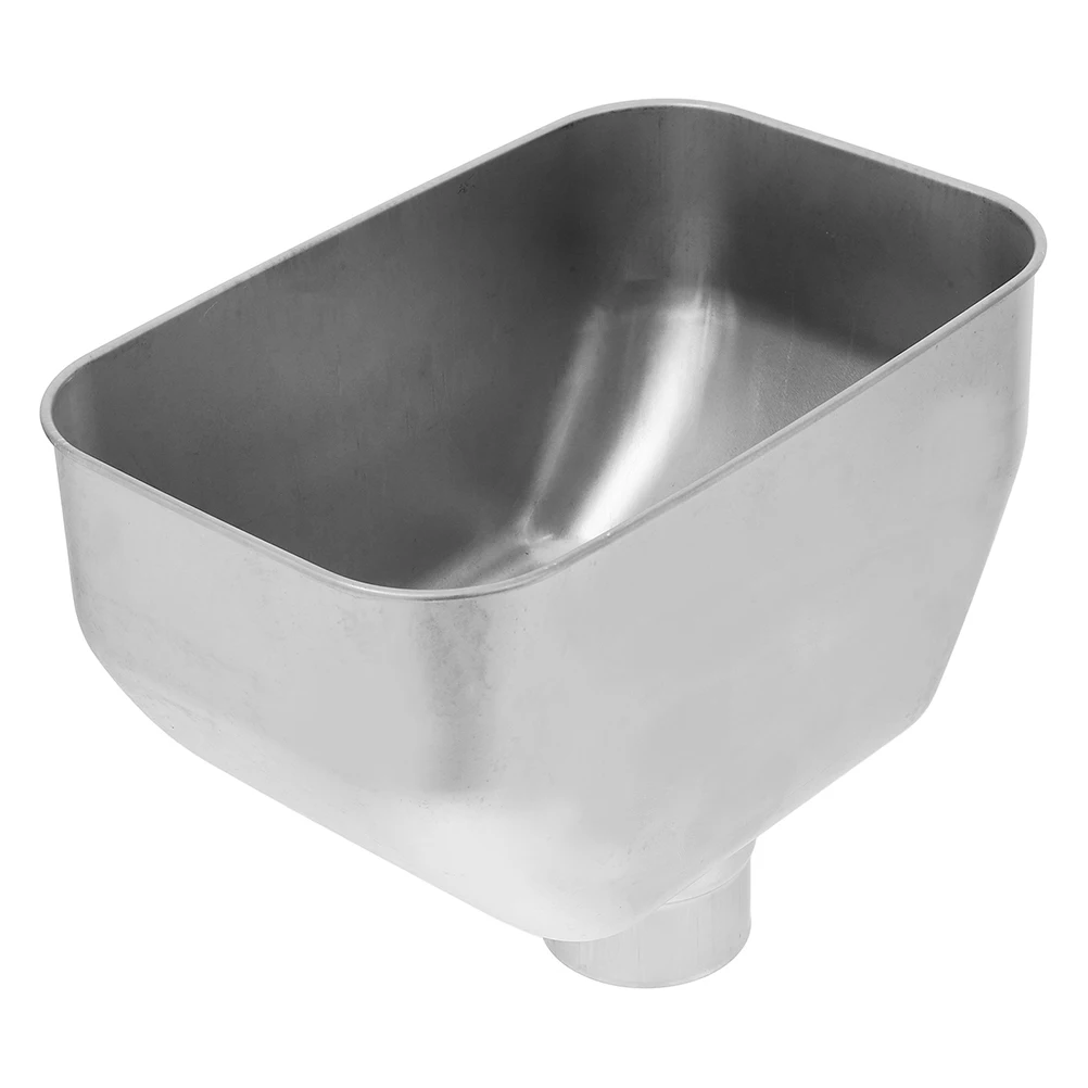 

Stainless Steel 304 Rain Gutter Parts 9 7cm Diameter Downspout Drainage System Water Collector Outlet Adapter Connectors For