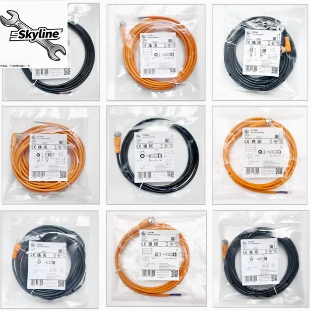 Original IFM Sensor Connection Cable EVC001 EVC002 EVC003 EVC004 EVC005 EVC006 EVC008 EVC141 EVC142 EVT382 EVC837 EVC082 EVC857