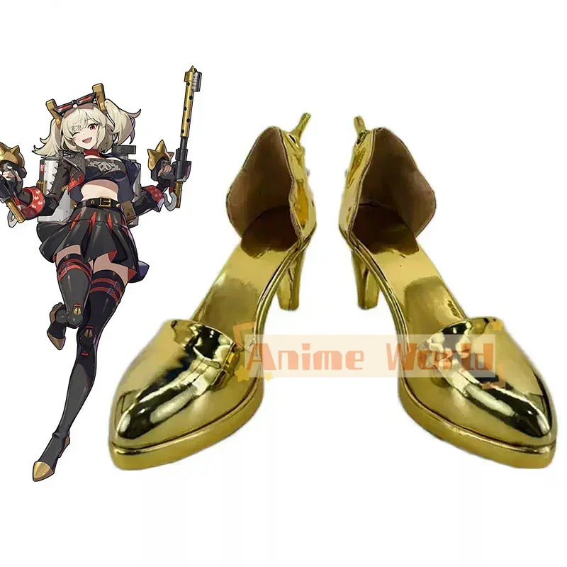 

Zenless Zone Zero Burnice White Cosplay Shoes PU Leather Shoes Halloween Carnival Accessories Cosplay Props Custom Made