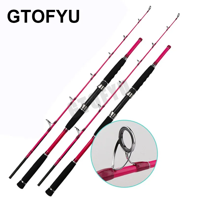 

Superhard Deep Sea Fishing Rod, Ocean Spinning Rod, Lure Weight 80-120G, 13kg Max, 1.7M, PE 4-8