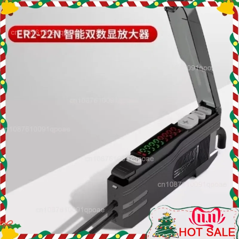 High-speed optical fiber amplifier, optical fiber sensor ER2-22N through-beam diffuse reflection photoelectric switch