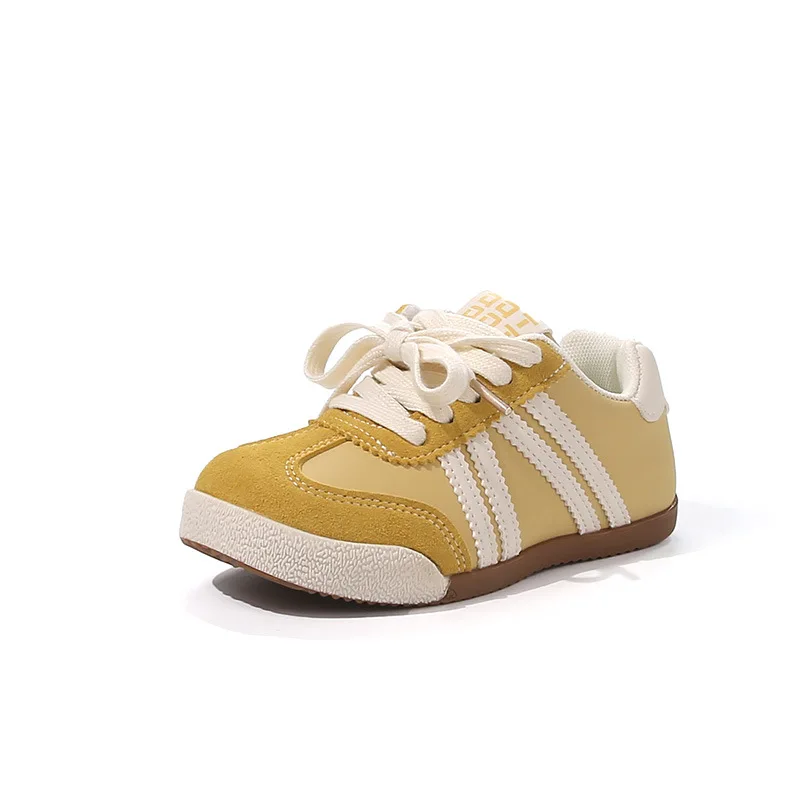 

Kids'Casual Shoes Walking Sneakers PU Leather Flat shoes Spring Shoes For Children Anti-slip Breathable White Red Yellow Shoes