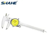 SHAHE Metric Gauge Dial Caliper 0-150 mm/0.01mm Double Shock-proof Stainless Steel Precision Vernier Caliper Gauge