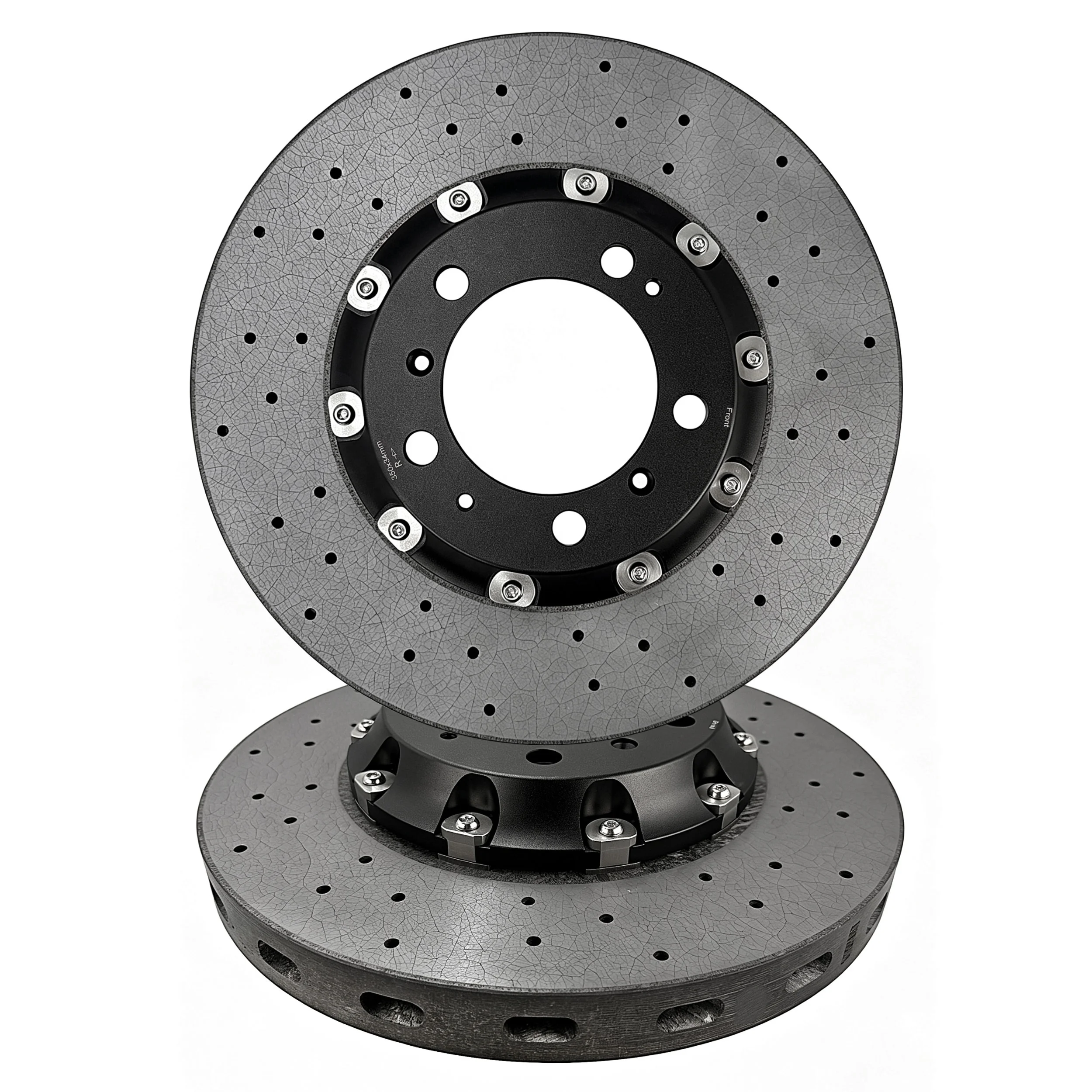 High Performance Carbon Ceramic Brake Disc 350x34mm Front Rotor For Porsche For 911  For GT3