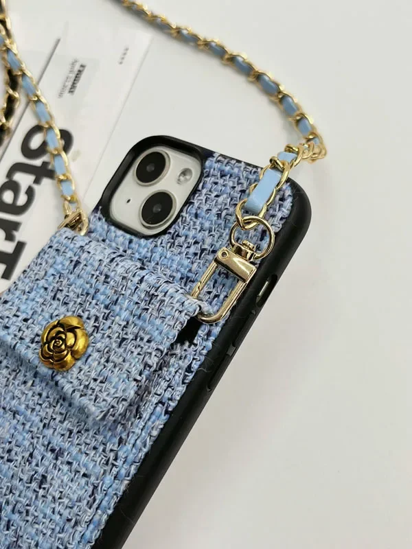 Fall/winter New For Iphone15 Card Stand Phone Case 14promax Crossbody Lanyard 13 12pro All-inclusive 11 Fall Protection Cover Fu image 5
