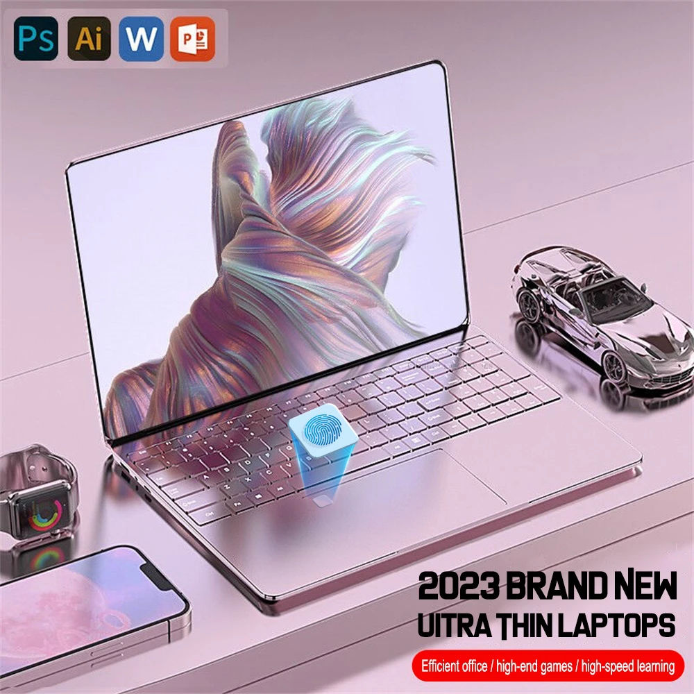 Leno 15.6 ''Laptop biurowy 32GB DDR4 1024GB SSD Windows 11 N5095 komputer przenośny IPS FHD 1080P wyświetlacz 5G/2.4Ghz WiFi USB 3.0