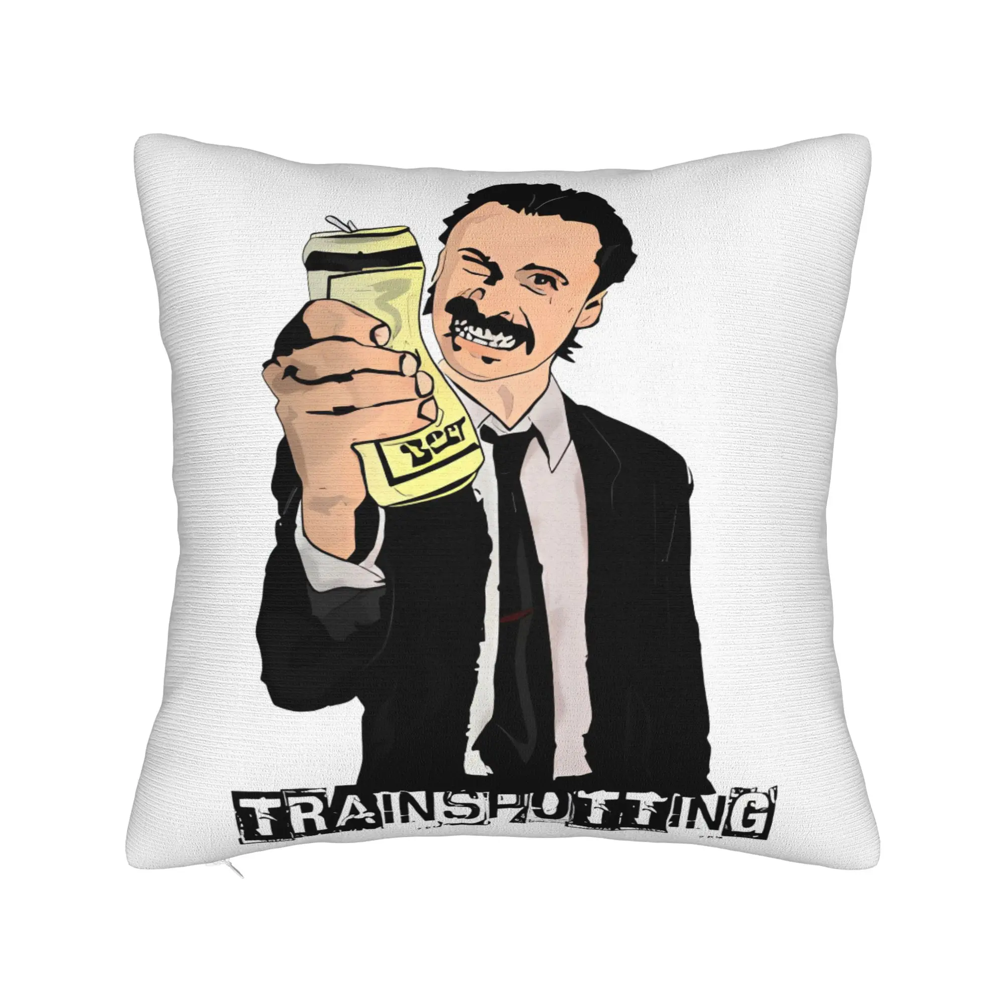 Movie Trainspotting Choose Life Pillow Cover  Soft Cushion Cover Retro Trendy Pillow Case For Wedding Party Home Decor