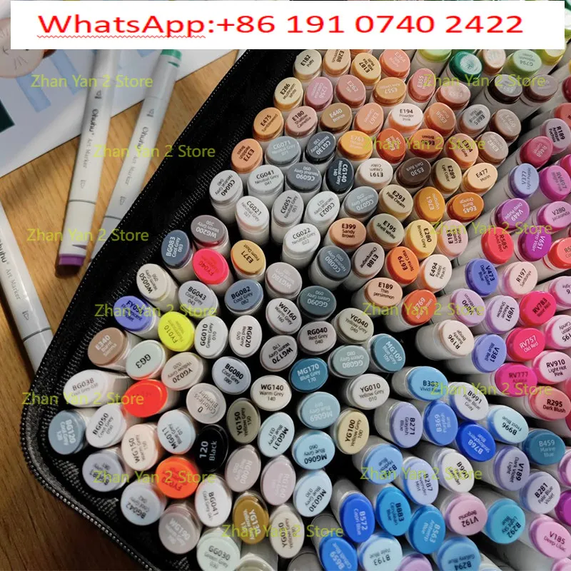 1PCS double-headed marker 40  60 80  100 200  320 colors, special for students' art kindergarten teachers