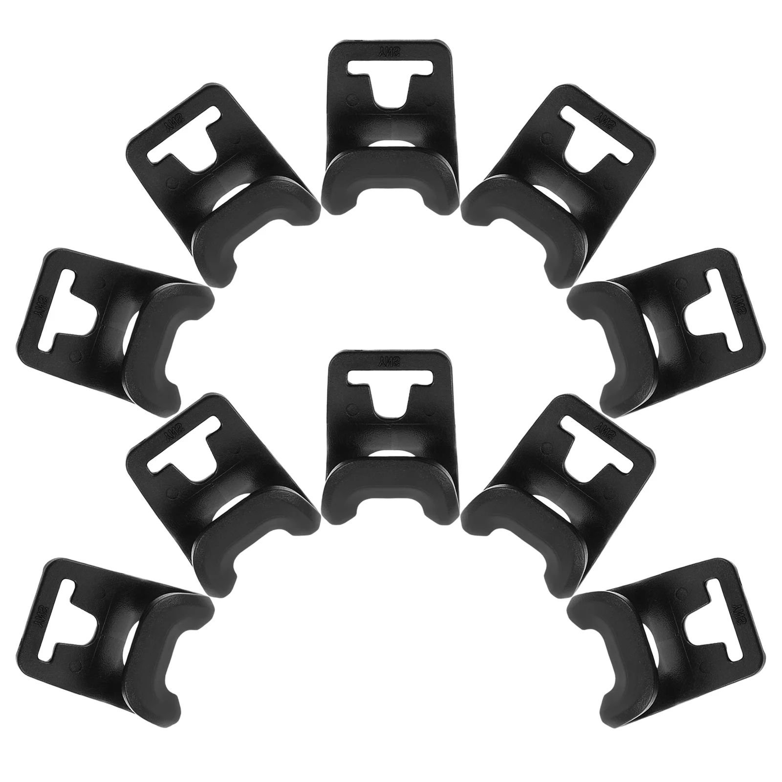 

10pcs Plastic Hooks Lightweight Camping Tent Clip For Easy Setup Outdoor Adventure Canopy Hooks Tent Pole Connectors Replacement