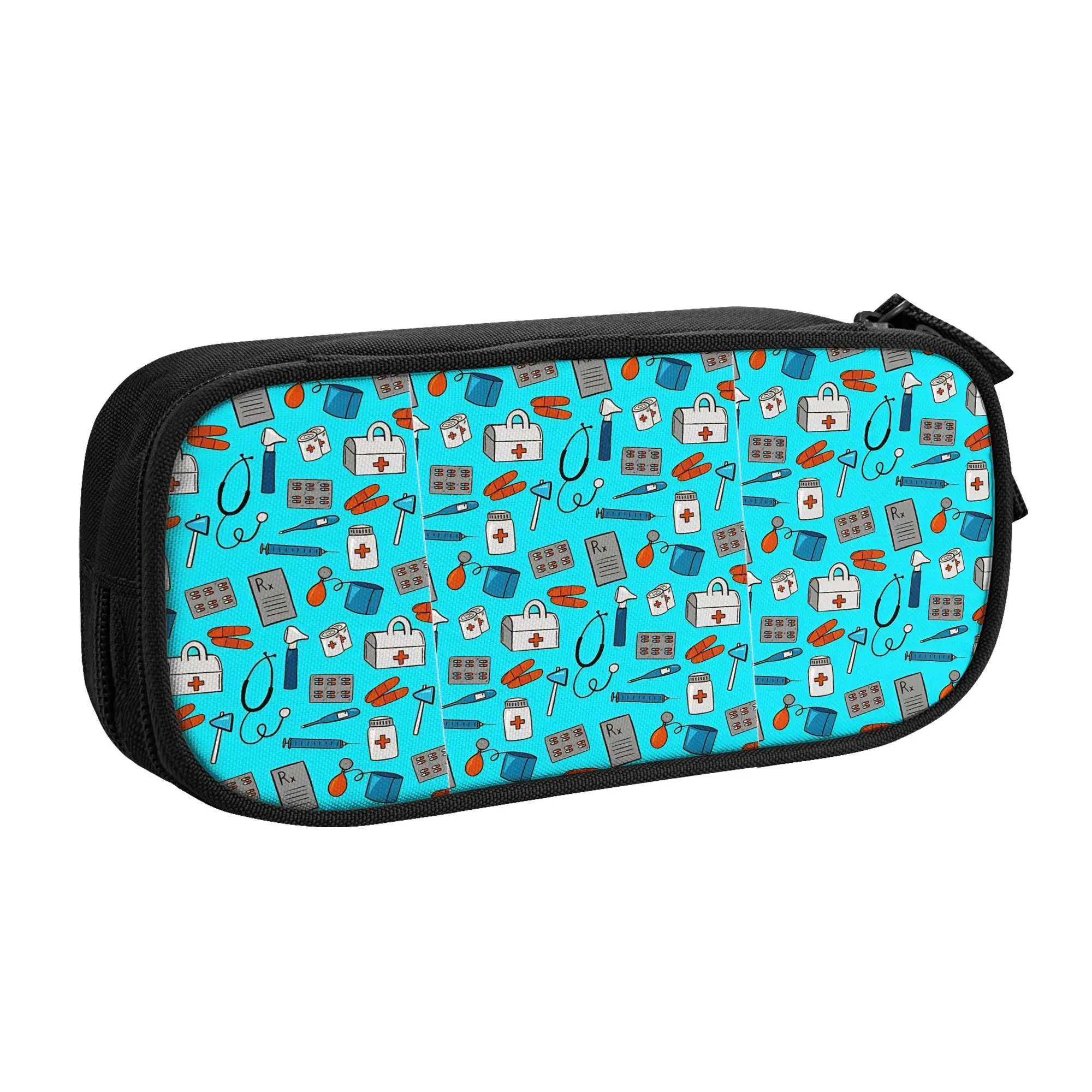 1 piece Lightweight Equipment Pencil Case Girls Pen Bag Medical School Stationery Bag