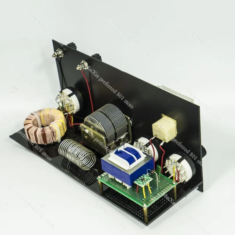 

Средний коротковолновый кристаллический радиоприемник с открытым шасси без мощности для любителей радио