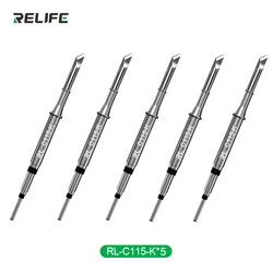 RELIFE RL-C115 (I/IS/K) Universal C115 Soldering Iron Tip Replacement Head Replacement Repair Soldering Station Welding JBC GVM