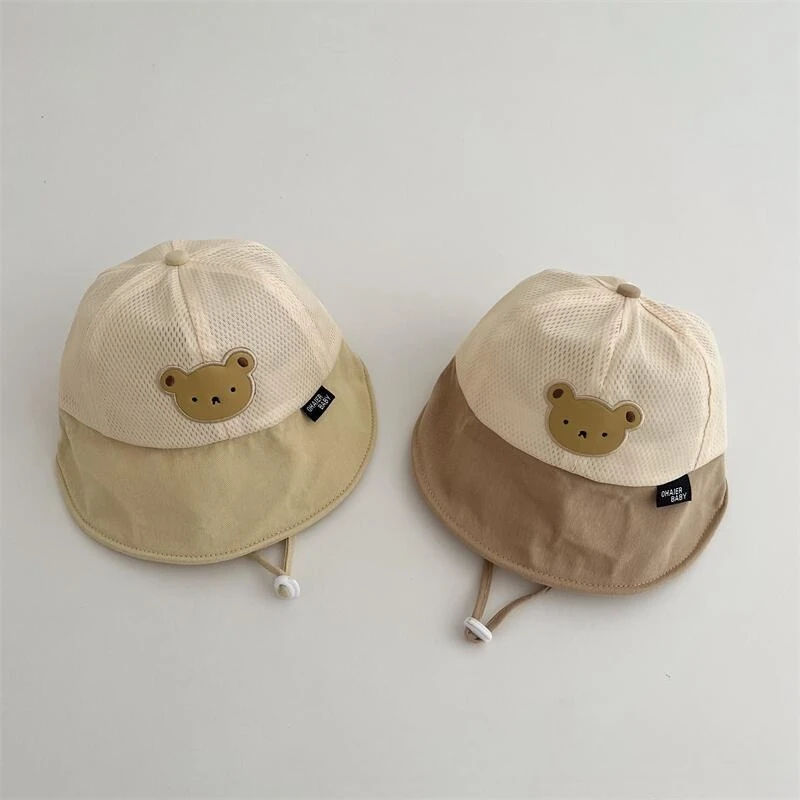 chapeu-de-pescador-infantil-de-verao-em-tela-com-desenho-de-urso-fofo-chapeu-bucket-de-aba-larga-para-meninos-e-meninas-bone-de-sol-fresco-e-respiravel-com-protecao-solar
