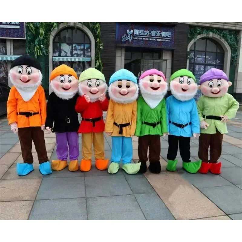 Cosplay Princess Snow White and 7 Dwarfs Cosplay Costume Enhance The Atmosphere Character Mascot Advertising Perform Fancy Prop
