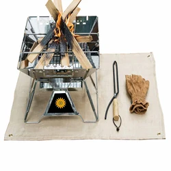 Fire Retardant Blanket Welding Blanket Fireproof Thermals Resistant Convenience For BBQ Or Welding Protective Equipment