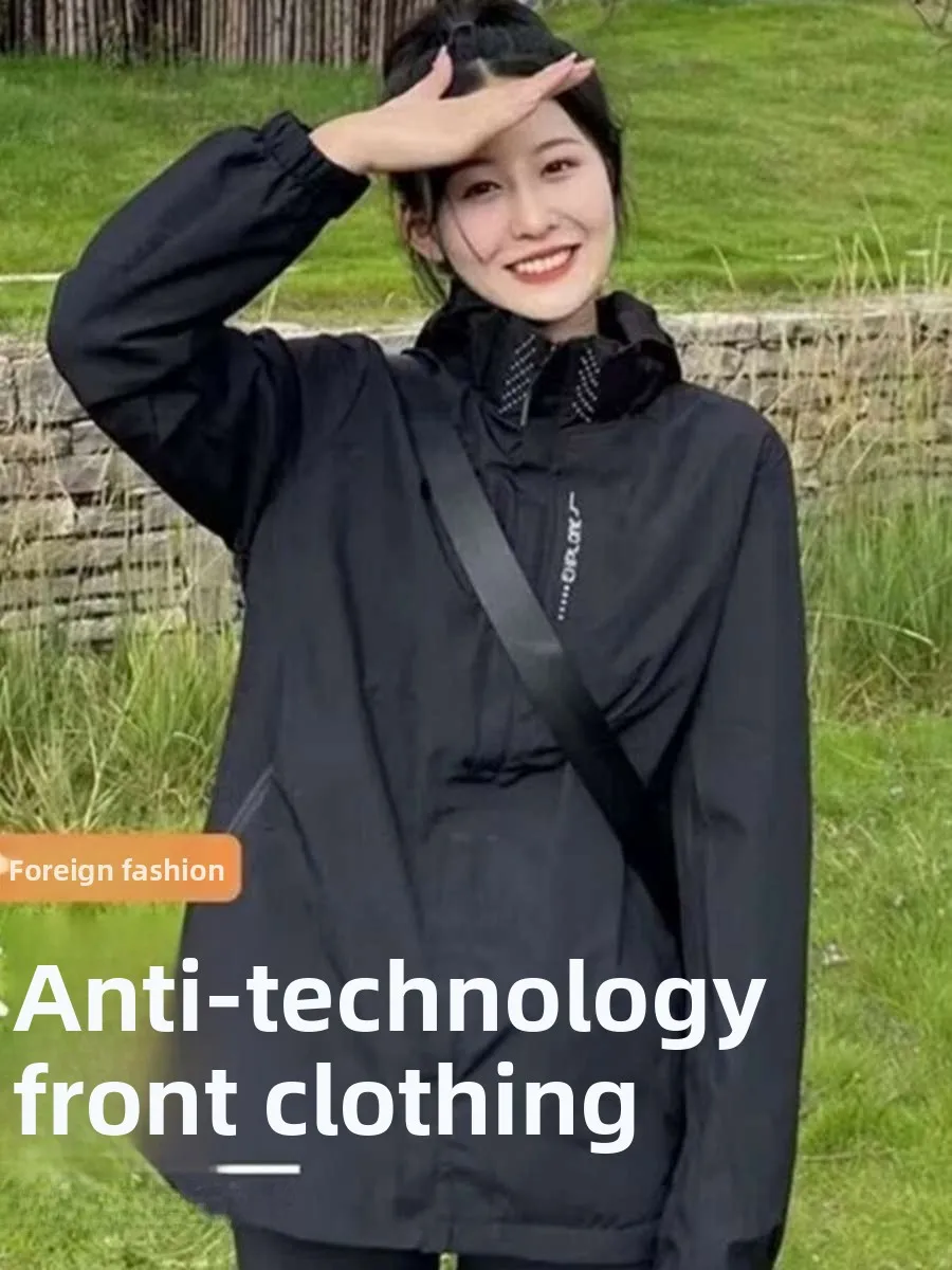 

Модная ретро-куртка для мужчин с имитацией капюшона, свободного кроя, на молнии, повседневная верхняя одежда, новинка весны, осенняя утепленная модель для детей