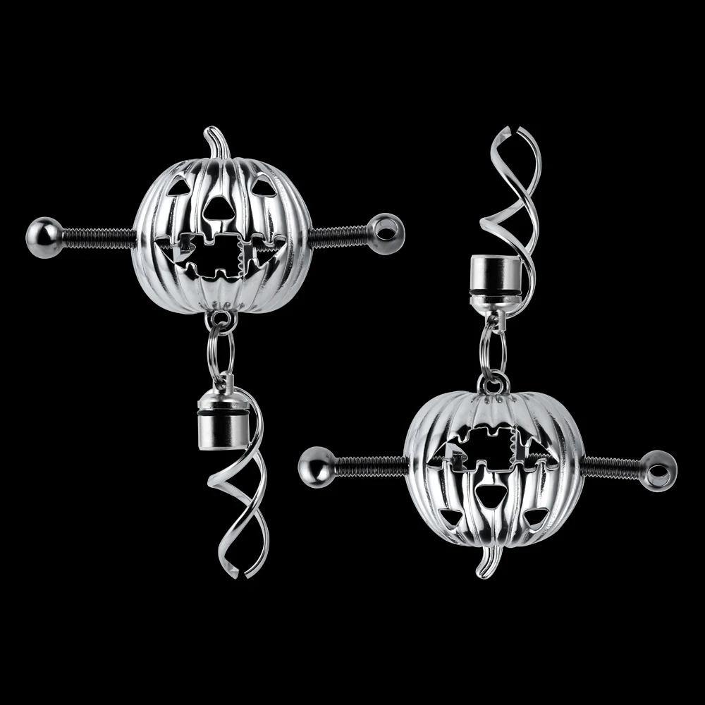 QKKQ Teasing Sex Toys Stainless Steel Nipple Clamp Restraints Nipples Clip Body Stimulation Women Men Halloween Toy For Couple