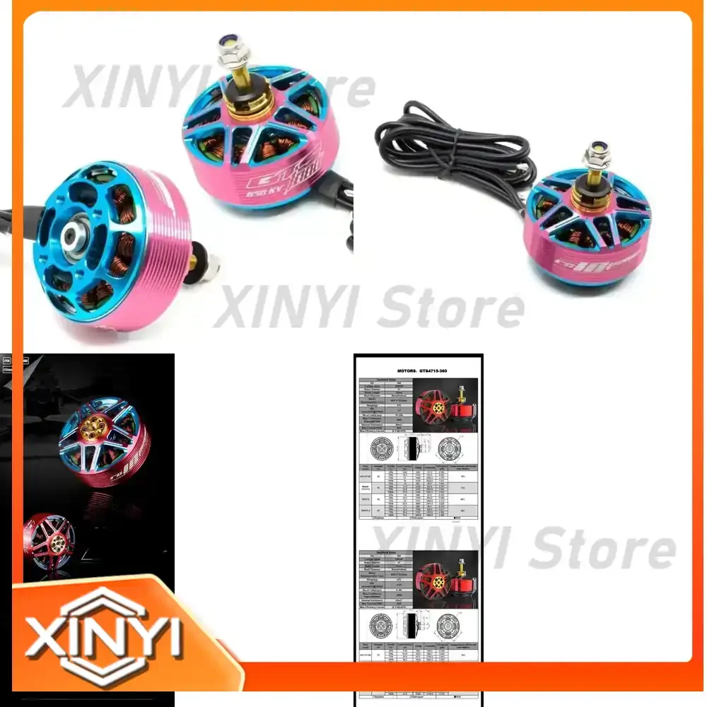 GTS 4715 360KV 490KV 650KV Brushless Motor for X-Class RC FPV Racing Large Quadcopter Multi Rotor 4-12S
