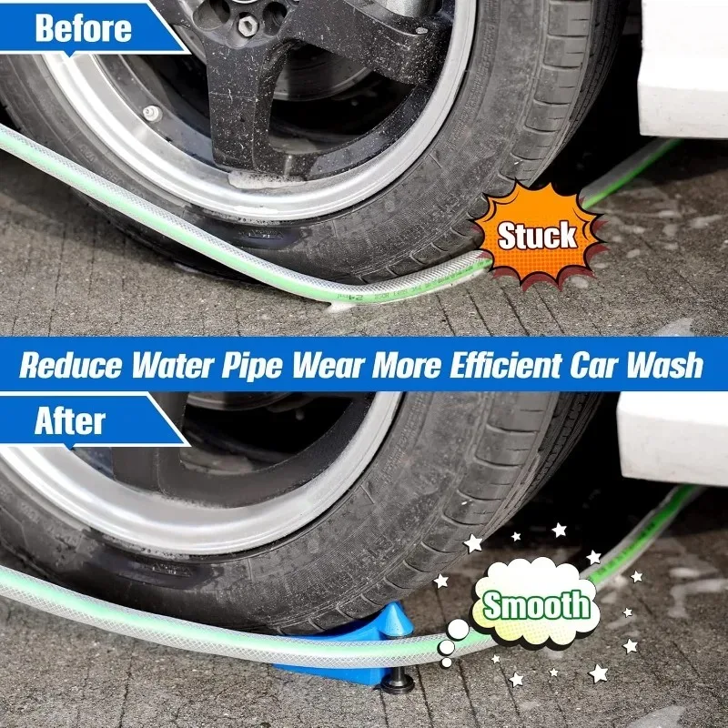 Car Hose Guide Tire Hose Roller for Car Washing Detailing Tire Hose Guide Preventing Pressure Washer Hose Stuck Under The Wheels image 5