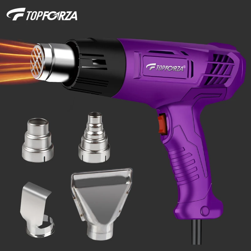 Heat Gun Industrial Hair Dryer 1200W Hot Air Gun for Soldering Thermal blower Soldering station Shrink wrapping Tools