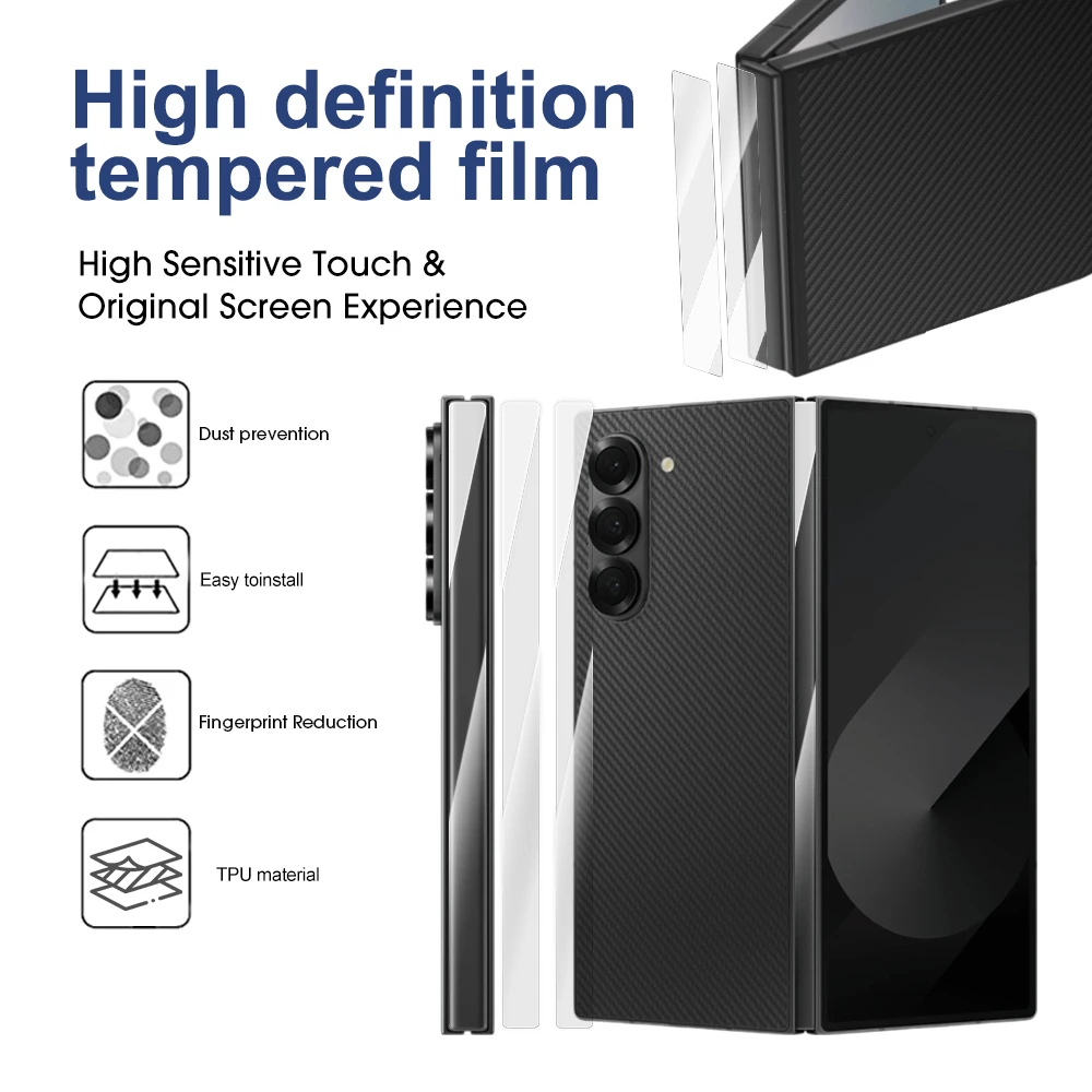 Hinge Protector For Samsung Galaxy Z Flip Fold 5 6 Hydrogel Film Anti-Scratch Protective Border Sticker For Z Flip6 Fold6 Flip5