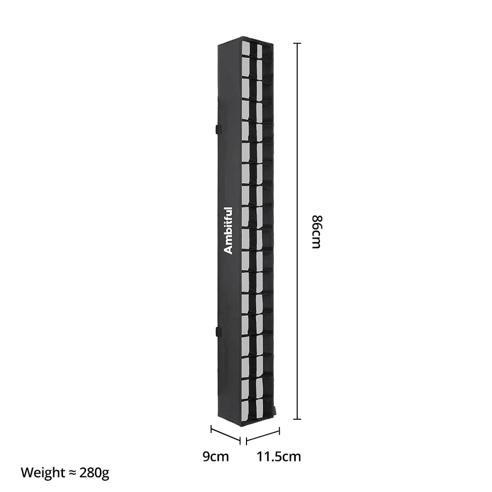 AMBITFUL SA30 Aufblasbare Schlauchleuchte Wabengitter Softbox für AMBITFUL GC30R Luftschlauchleuchte