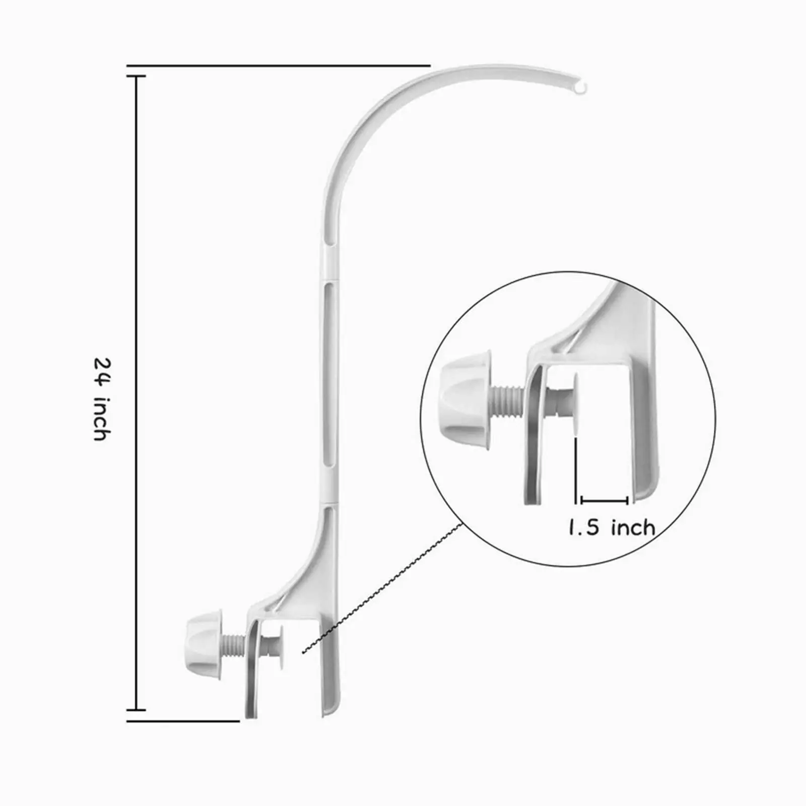 Soporte de cama móvil ajustable para cuna, soporte de campana colgante, juego de Stent giratorio para cuna de guardería, decoración