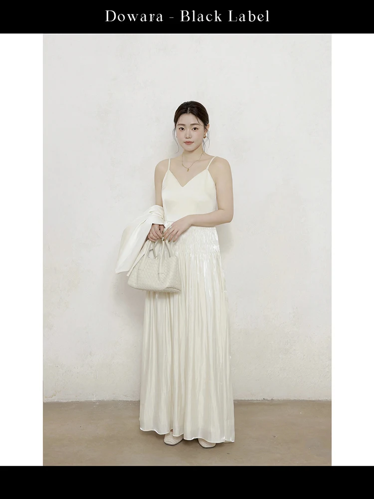 

Платье Dawen Black Label Glimmering Night с V-образным вырезом и вставками, без бретелек, повседневное, для вечеринок, легкое, длинное, из полиэфирного волокна