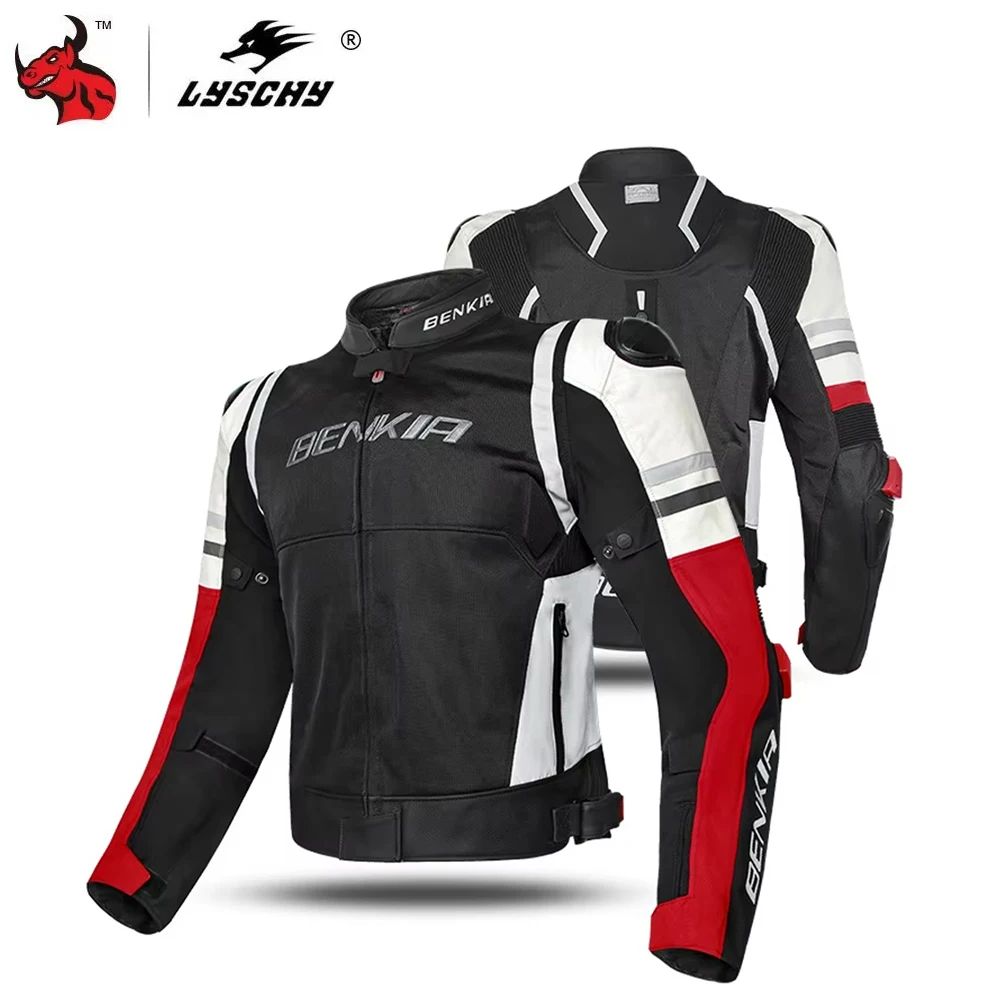 Motorcycle Jacket Mesh Breathable CE Grade Anti Fall Leather Splicing Jacket Motorcycle Accessories Shock Absorption