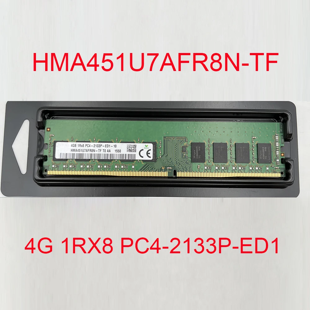 

1 PCS For SK Hynix RAM 4GB 4G 1RX8 PC4-2133P-ED1 DDR4 2133 ECC UDIMM Memory HMA451U7AFR8N-TF