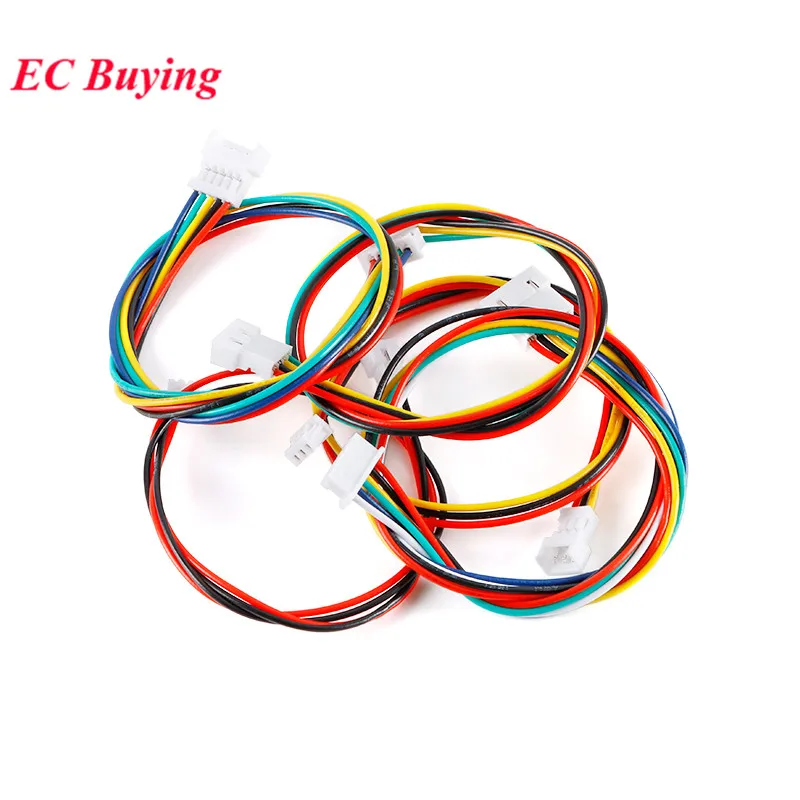 10pcs/lot Male to Female PCB Connector Cable JST1.25 JST 1.25MM 2P/3P/4P/5P/6P Plug Terminal Electronic Wire 20cm 200mm