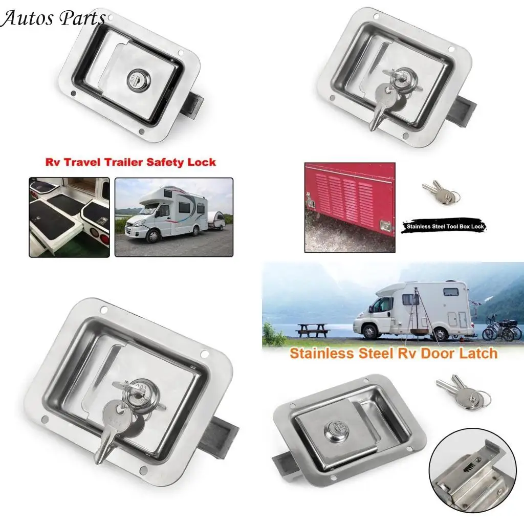 

57BA Tool Box Lock Door Latches Distribution Box Lock for Truck Trailer Door Boats