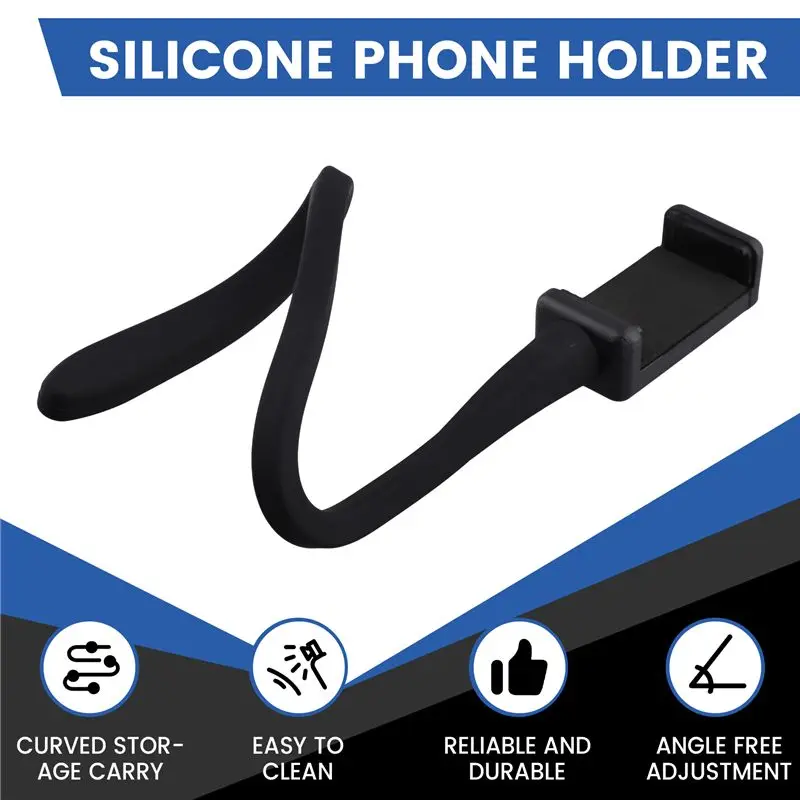 Universal Baby Monitor Holder Camera Shelf Flexible Silicon Baby Camera Stand Hole-Free IP Camera Mount Attaches-BCBW