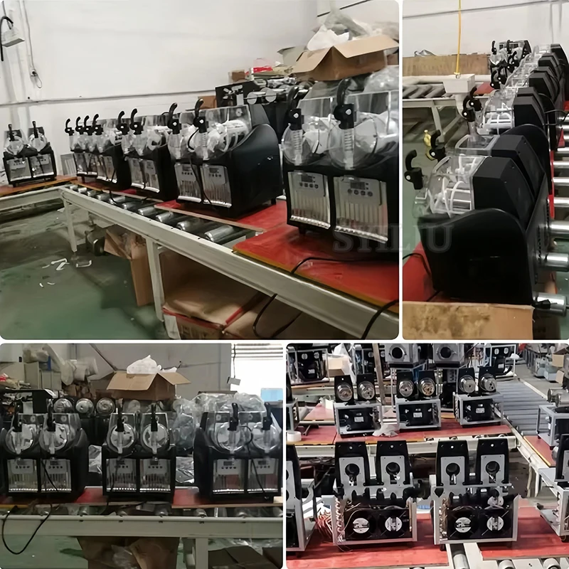 Sand Ice Slushy Making Slush Machines Electric Snow Melting Machine Ice Cream Smoothie Granita Machine