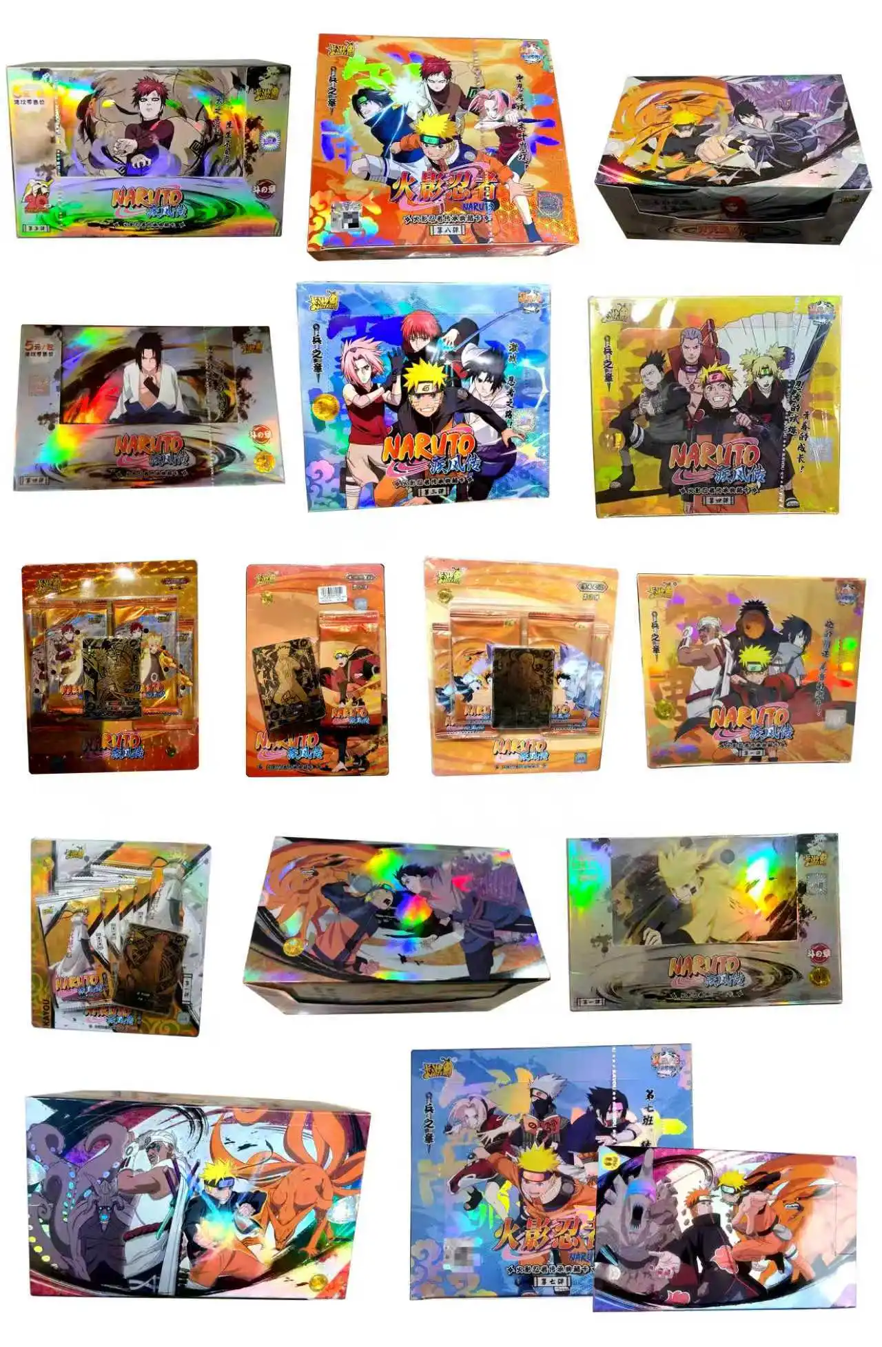 KAYOU 純正 ナルトカード 全種類ボックス アニメコレクションカード