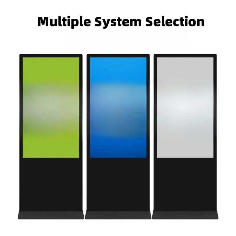 55 Inch Available  Thin Totem Display Touch Screen Kiosk Advertising Player LCD Floor Standing Digital Signage