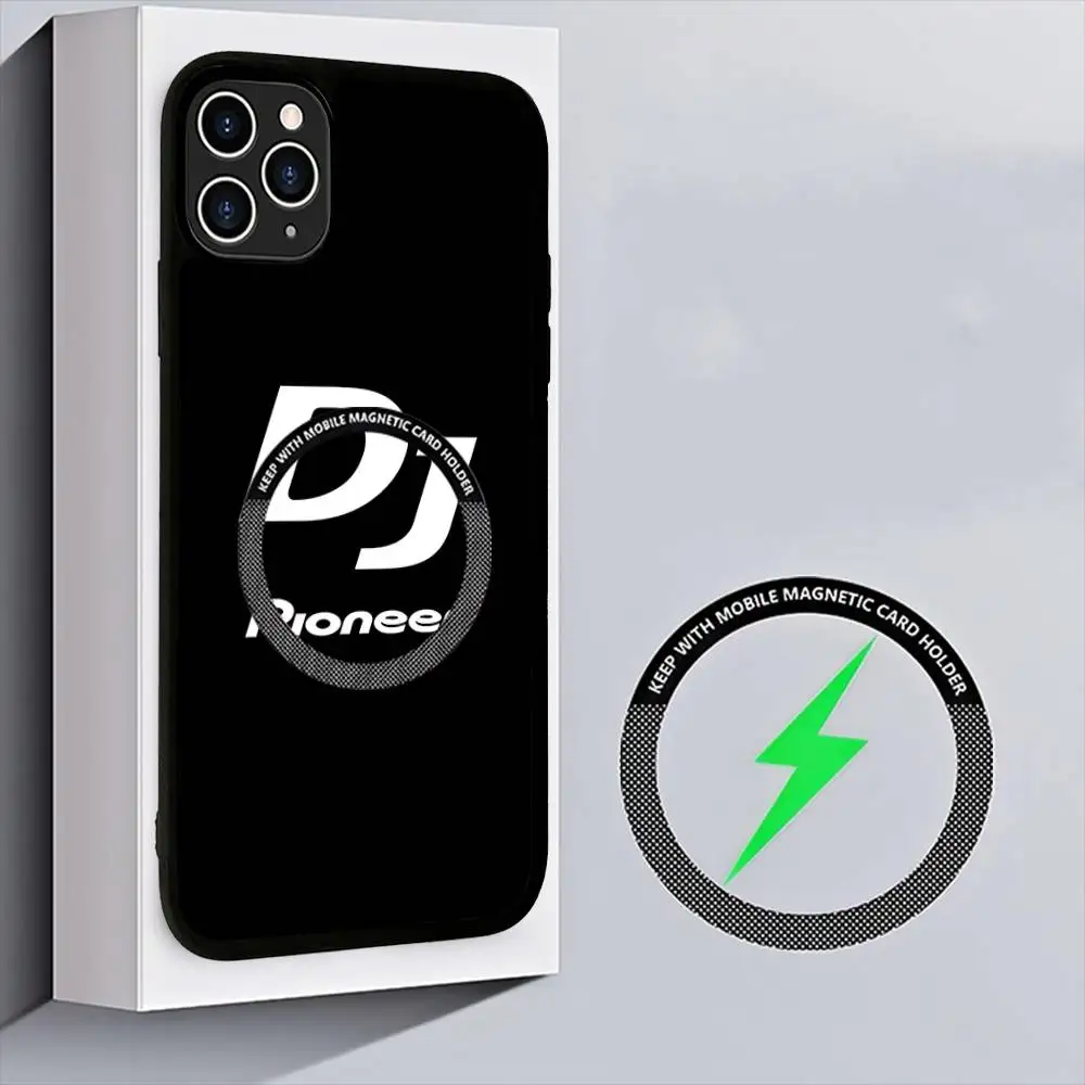 P-Pioneeres Music DJ For Magnetic Wireless Phone Case For IPhone 11 12 13 14 15 16 17 Pro Max Plus Cover
