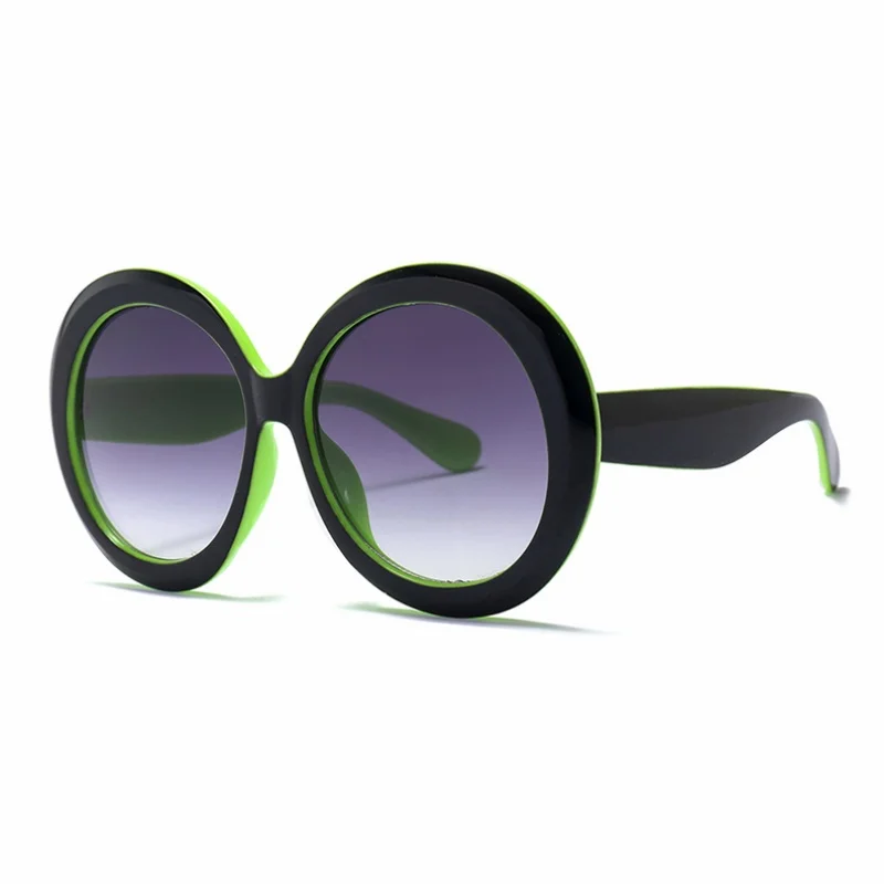 Oversized Round Sunglasses Women Classic Fashion Big Frame  display picture 1