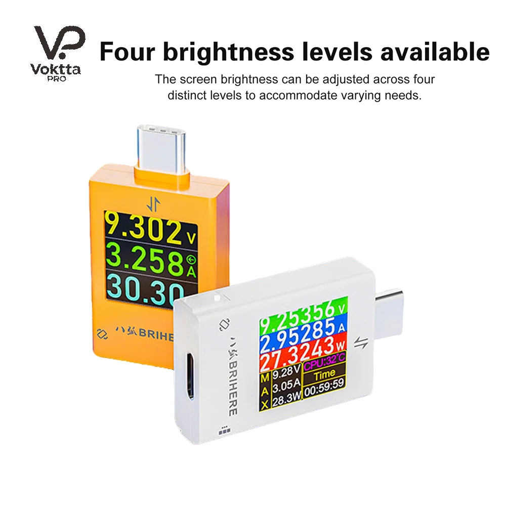 

Многофункциональный тестер зарядки мобильных телефонов B10, измеритель напряжения, тока и мощности DC 4.5-50В 6А, двунаправленное определение тока, Type-C