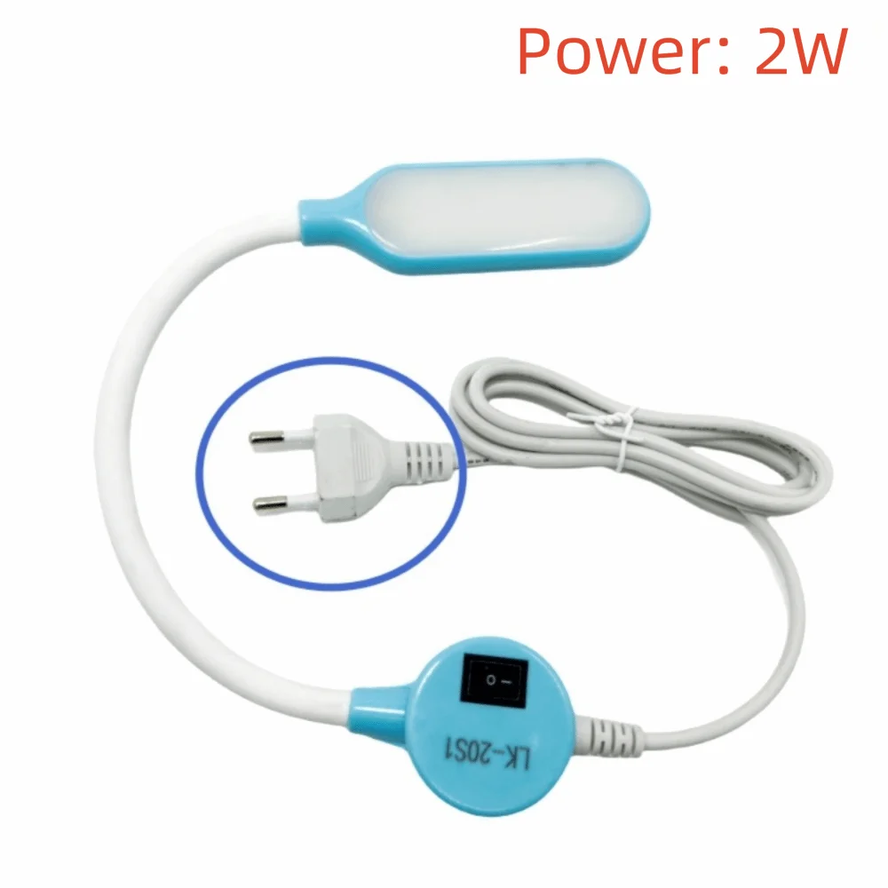 Flexible Sewing Machine Light Magnetic Base Super Bright Goose Neck Work Lamp Adjustable Plastic Industrial Lights Lathe