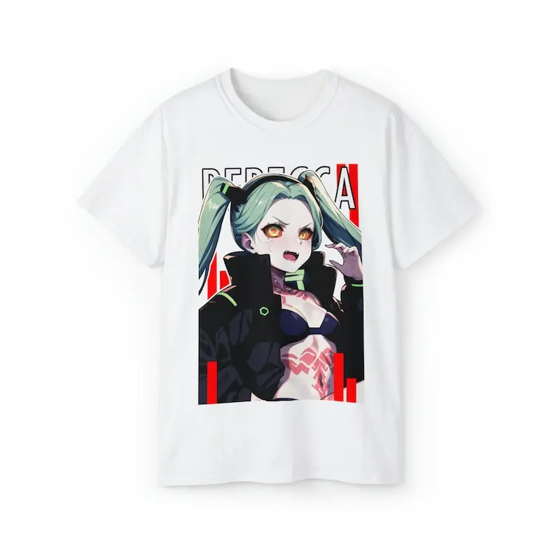 Rebecca Shirt  Shirt Anime T-shirt Unisex Ultra Cotton Tee