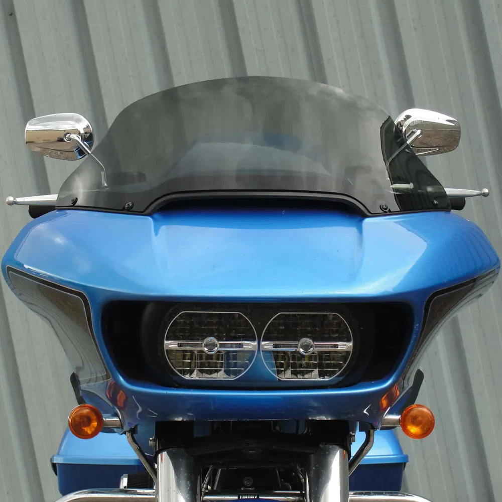 زجاج أمامي للدراجات النارية مقاس 8 بوصات منحرف للرياح لدراجة Harley Touring Road Glide Special FLTRXS FLTRT 2015-2023