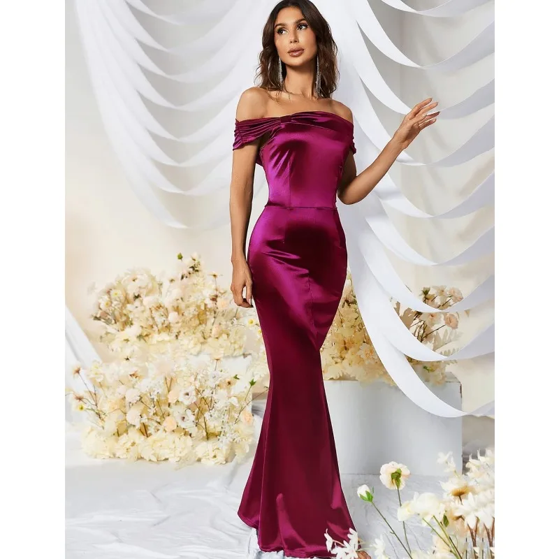 Muxxn Damen elegante boden lange Ballkleider Cocktail kleid