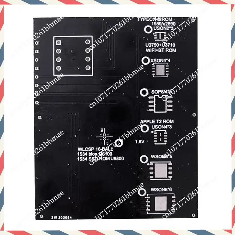 -A21Z T2 칩 읽기 및 쓰기 Air T2 Ssd Rom Typec Rom 홀더용 BIOS 소켓